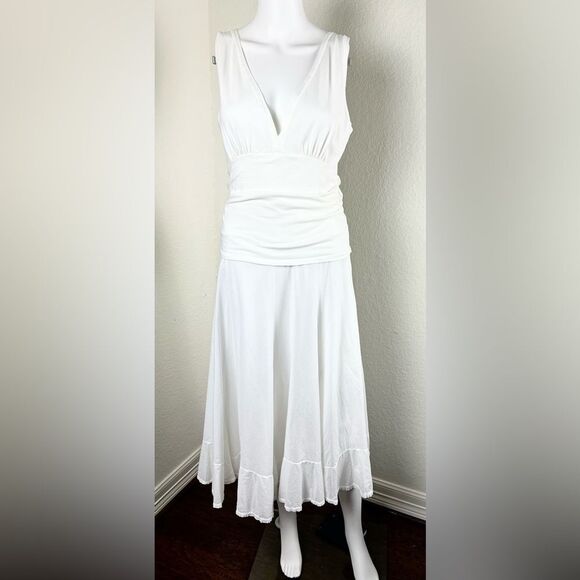 Luna Luz White Tank Dress - Picture 1 of 13